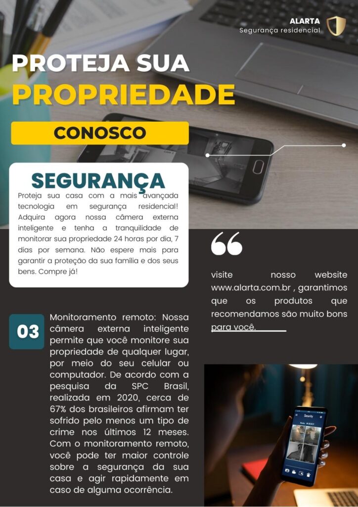 cartilha sobre câmera de segurança inteligente